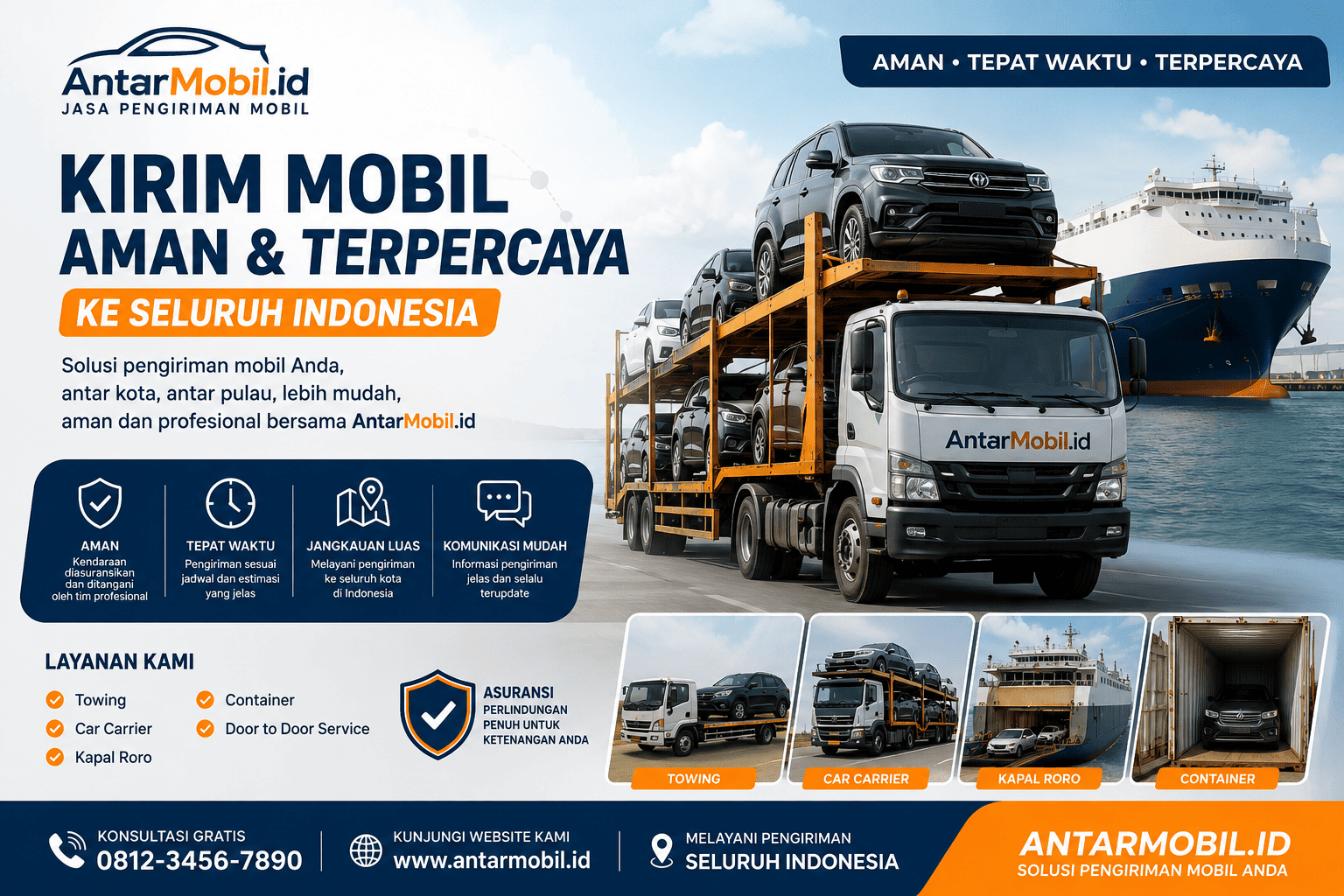 Pengiriman Mobil Makin Praktis, AntarMobil.id Tawarkan Layanan Door to Door Nasional